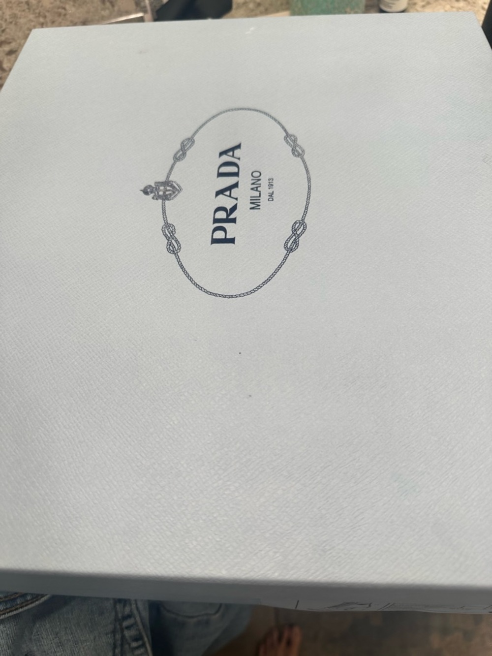 Prada Black Lace-Up Chunky Heel Ankle Boots - Picture 3 of 5